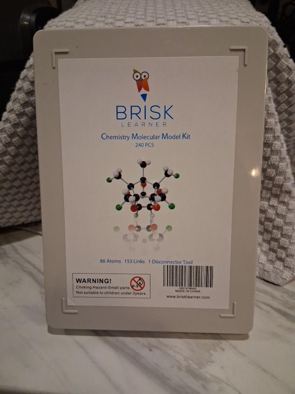 Chemistry Molecular Model Kit - White with Multi-Color Atoms
